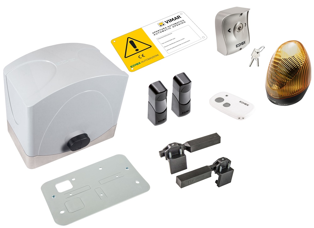 Kit automazione cancelli scorrevoli ACTO 600D 24V portata 600 kg completo accessori