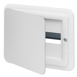 Centralino estetico incasso 12 moduli IP40 bianco con guida DIN per impianti elettrici