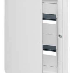Centralino estetico incasso 24 moduli bianco IP40 con guida DIN per impianti elettrici