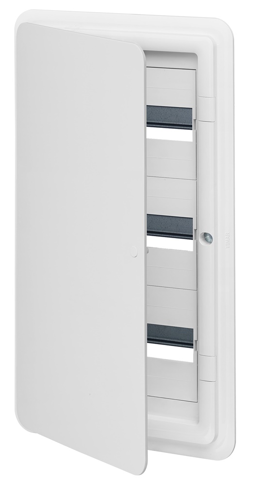Centralino estetico incasso 36 moduli bianco IP40 guida DIN portello bianco
