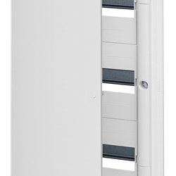 Centralino estetico incasso 36 moduli bianco IP40 guida DIN portello bianco