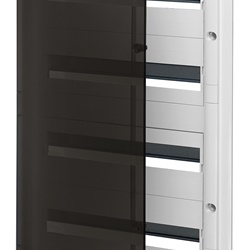 Centralino estetico incasso 72 moduli IP40 portello fumé guida DIN TH35