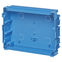 Scatola incasso centralino estetico 12 moduli azzurro muratura 316x238x80 mm