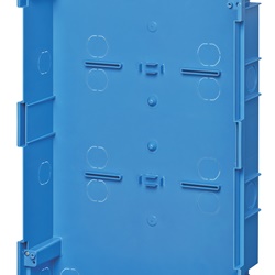 Scatola da incasso centralino estetico 36 moduli azzurro per pareti muratura