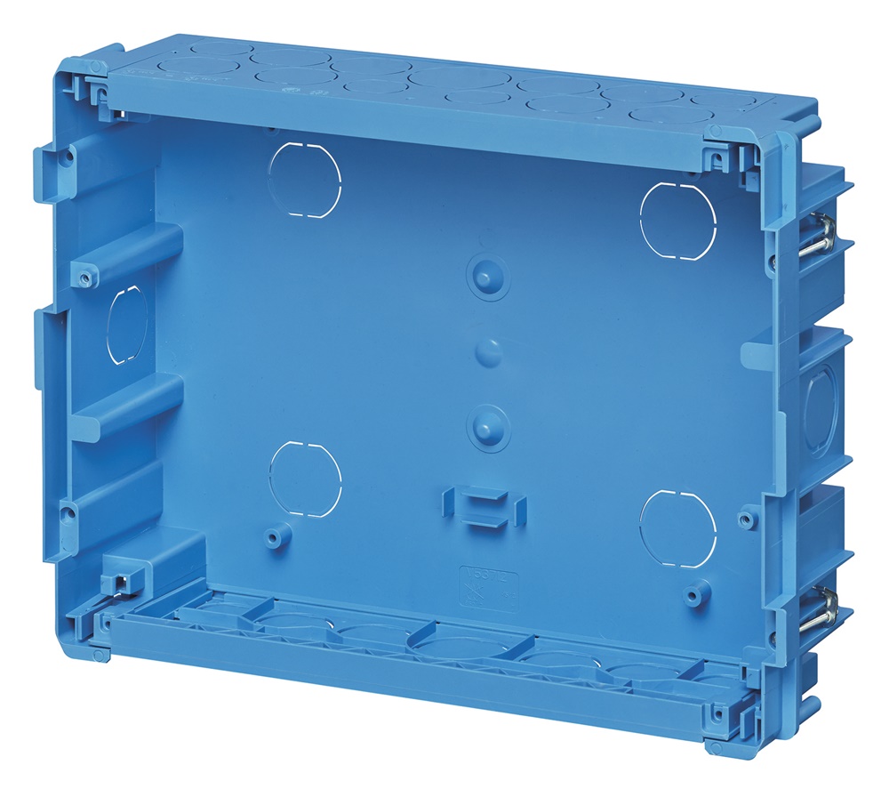 Scatola incasso centralino 12 moduli pareti leggere azzurro 316x238x80 mm
