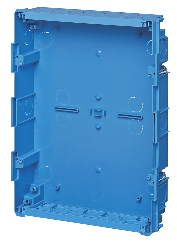 Scatola incasso centralino 24 moduli pareti leggere azzurro 316x423x80 mm