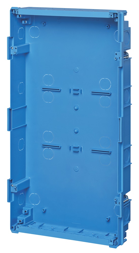 Scatola incasso centralino 36 moduli GW 850°C pareti leggere azzurro 316x588x80 mm