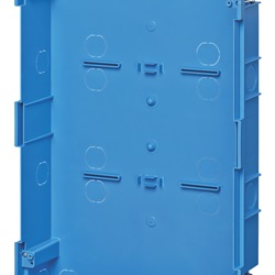 Scatola inc. centr. 36Mp/leggere azzurro