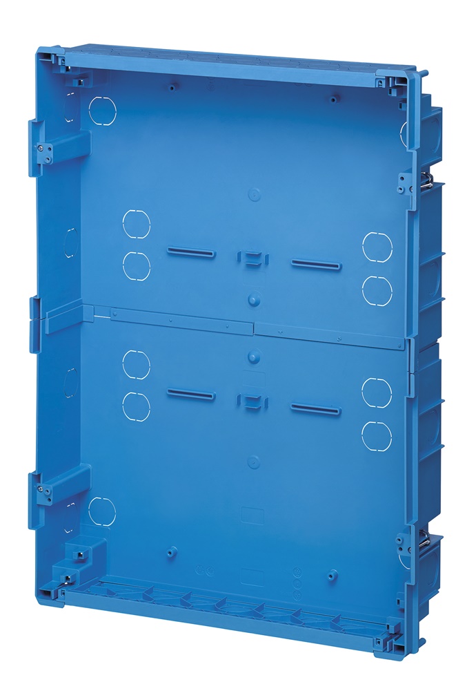 Scatola incasso centralino 54 moduli pareti leggere azzurro 426x588x100 mm