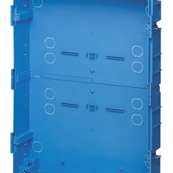 Scatola incasso centralino 54 moduli pareti leggere azzurro 426x588x100 mm