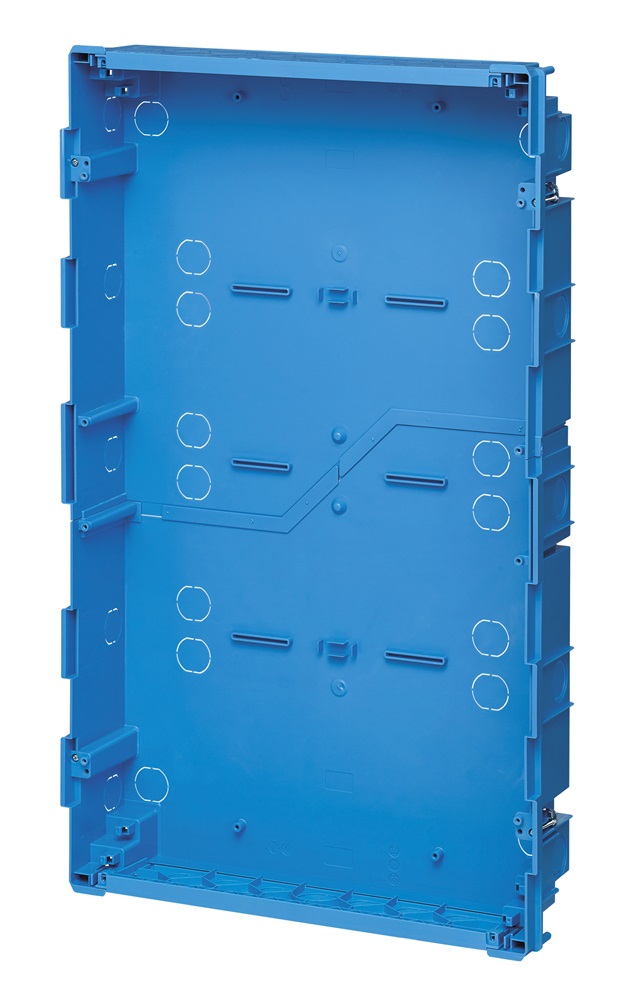 Scatola inc. centr. 72Mp/leggere azzurro