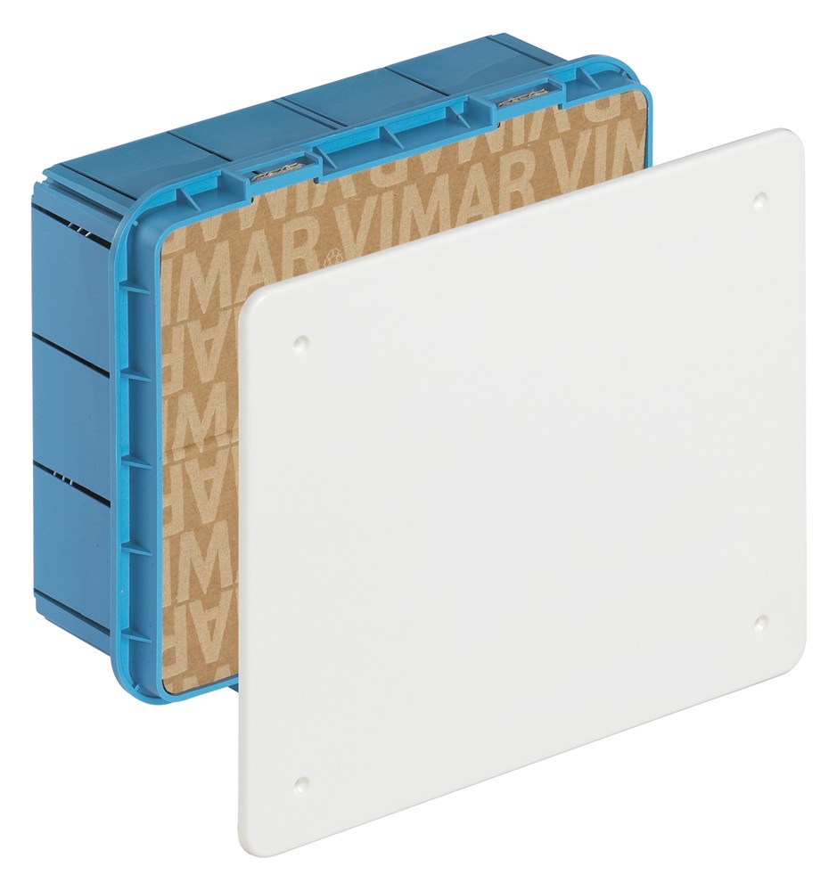 Scatola di derivazione da incasso con coperchio 195X154X70 mm 