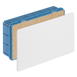 Scatola derivazione incasso 287x154x70 mm coperchio bianco viti fissaggio GW 650 °C