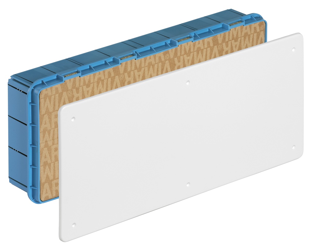 Scatola derivazione incasso 391x154x70 mm coperchio bianco viti fissaggio GW 650 °C