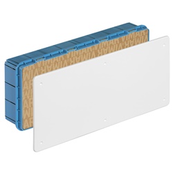 Scatola derivazione incasso 391x154x70 mm coperchio bianco viti fissaggio GW 650 °C