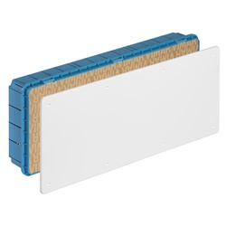 Scatola derivazione incasso 515x201x80 mm coperchio bianco viti fissaggio GW 650 °C