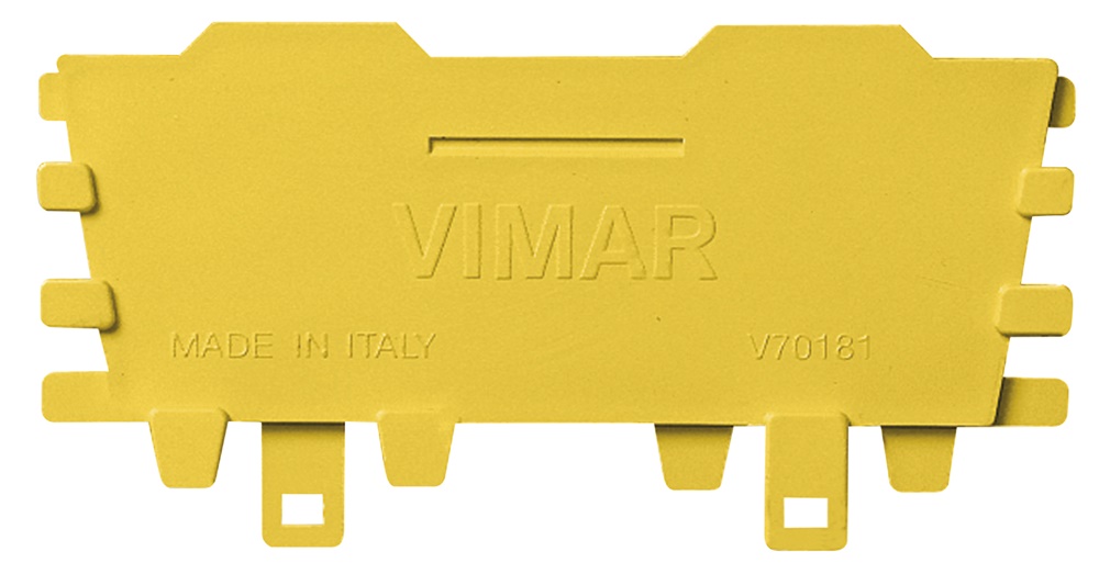 Separatore giallo per scatola derivazione compatibile V70006-V72009 uso elettrico
