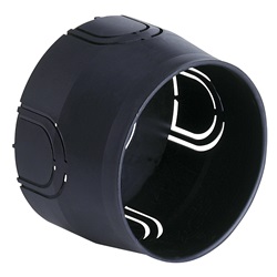 Scatola incasso autoest. Ã¸60mm nero