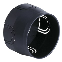 Scatola incasso autoest. Ã¸60mm nero