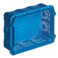 Scatola incasso rettang. 12-14M azzurro