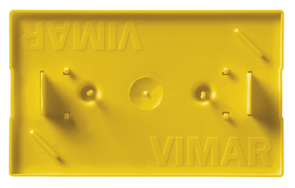 Coperchio antimalta protettivo giallo per scatole incasso V71303 V71303.AU