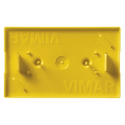Coperchio antimalta protettivo giallo per scatole incasso V71303 V71303.AU