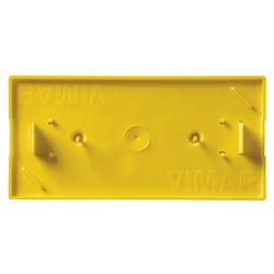 Coperchio antimalta protettivo giallo per scatole incasso 4 moduli V71304