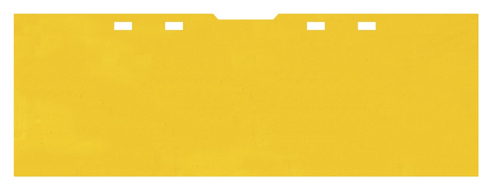 Separatore orizzontale giallo