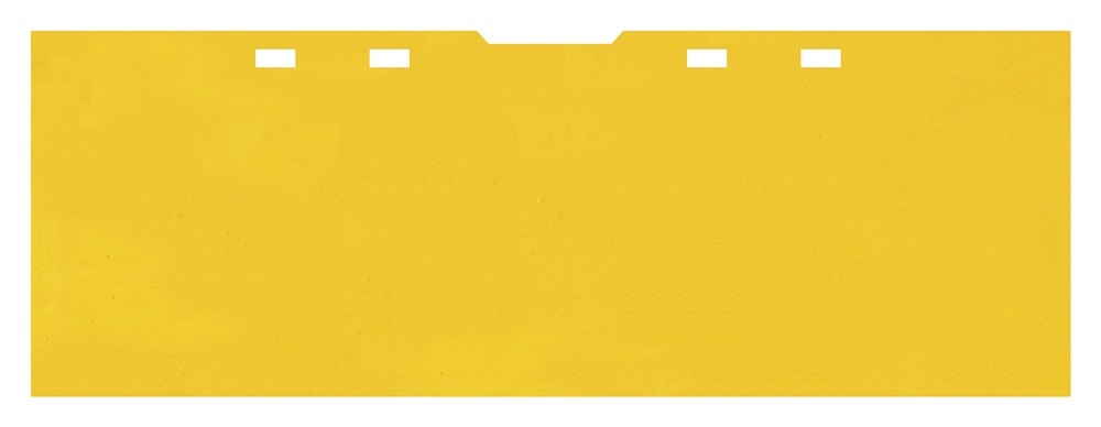 Separatore orizzontale giallo