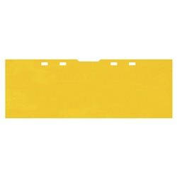 Separatore orizzontale giallo