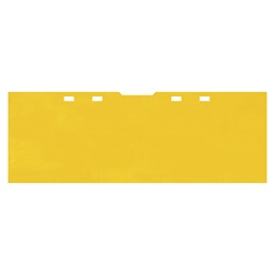 Separatore orizzontale giallo
