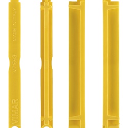 Giunto unione scatole incasso rettangolari orizzontale verticale giallo