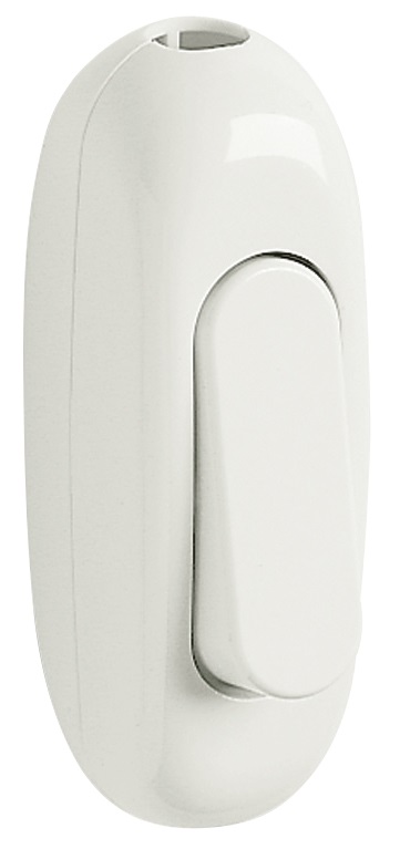 Interruttore passante bianco 1P 2