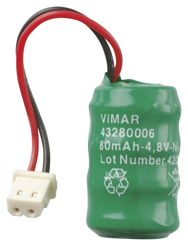 Batteria ricaricabile Ni-MH 4,8V 80mAh ricambio per torce elettroniche