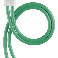 Unità segnalazione LED verde 250V 0,35W per lampade incandescenza e alogene