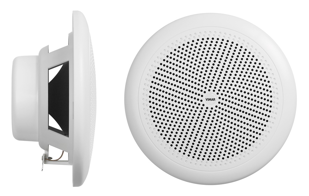 Diffusore sonoro passivo IP55 8 ohm 30W per pareti leggere e controsoffitti