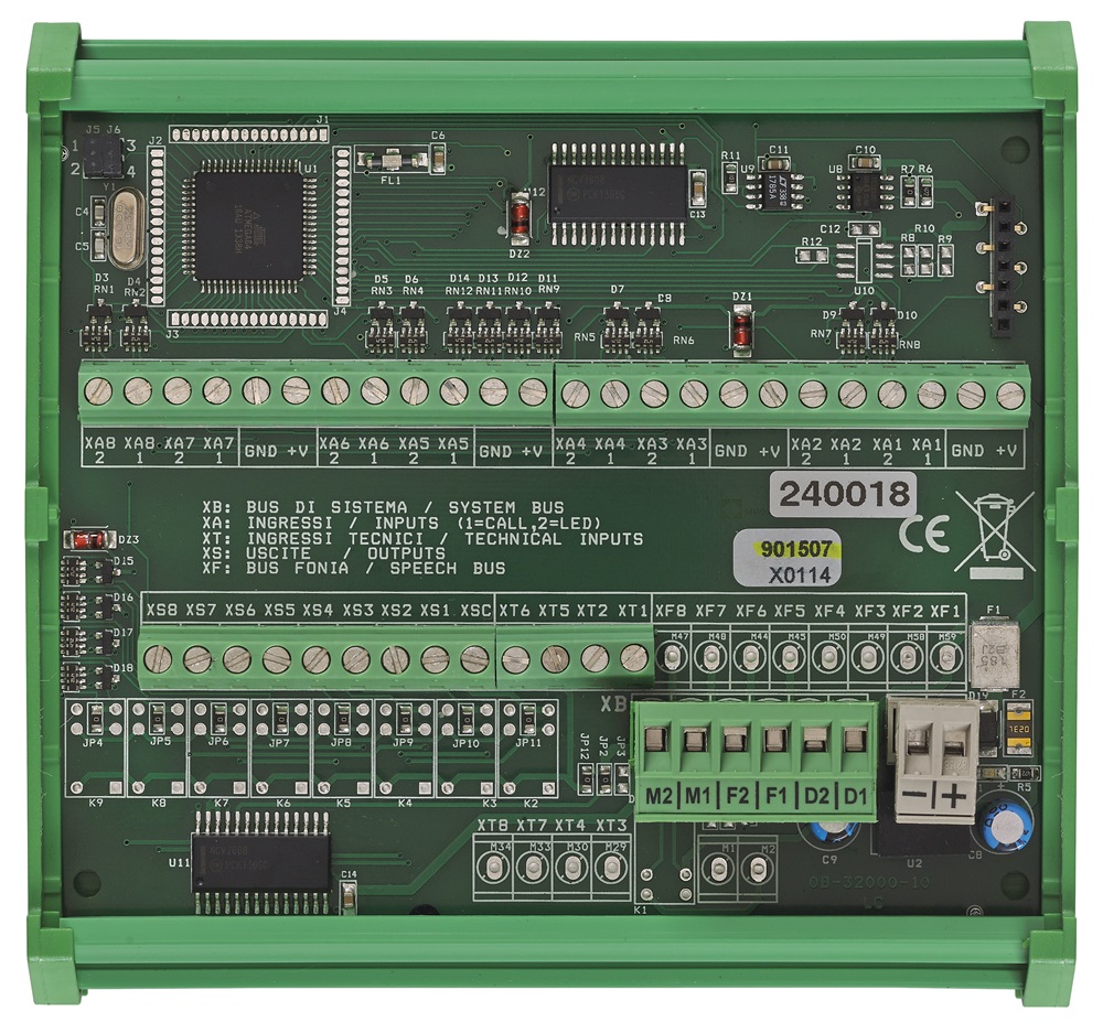 Scheda 8 ingressi 8 uscite 