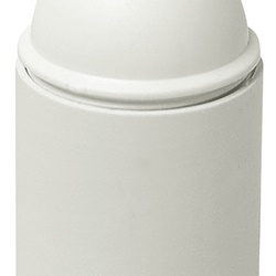 Portalampade E27 raccordo M10x1 con camicia liscia bianco 