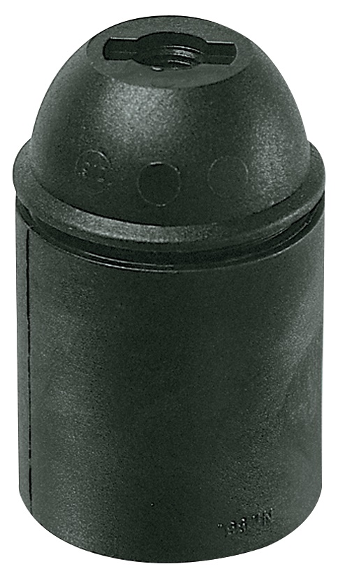 Portalampade E27 Nero