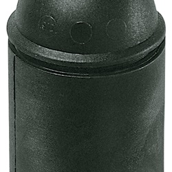 Portalampade E27 Nero