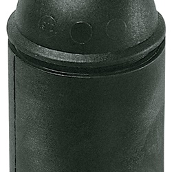 Portalampade E27 Nero
