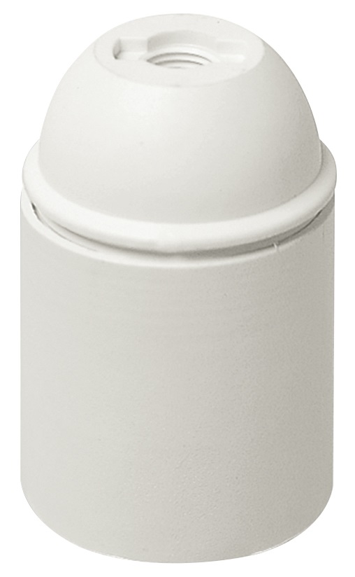 Portalmpd E27 cpfil cm/lisc. bianco 