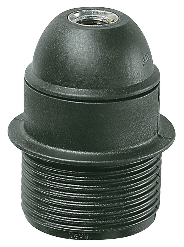 Portalmpd E27 M10x1 cm/pfil. nero 