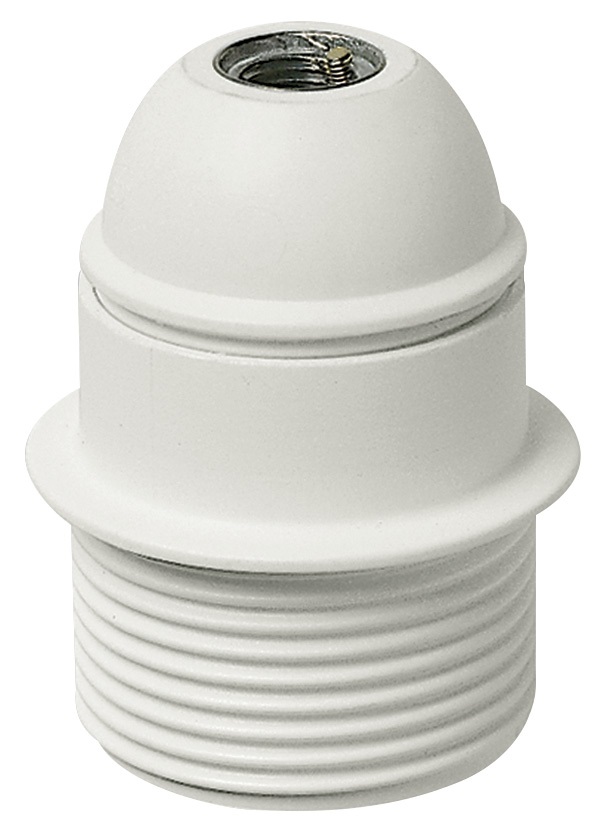 Portalmpd E27 M10x1 cm/pfil. bianco 