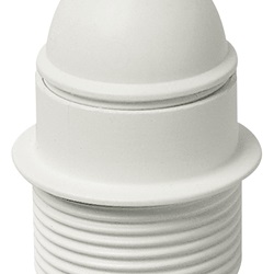 Portalmpd E27 M10x1 cm/pfil. bianco 
