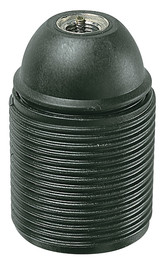 Portalmpd E27 M10x1 cm/fil. nero 