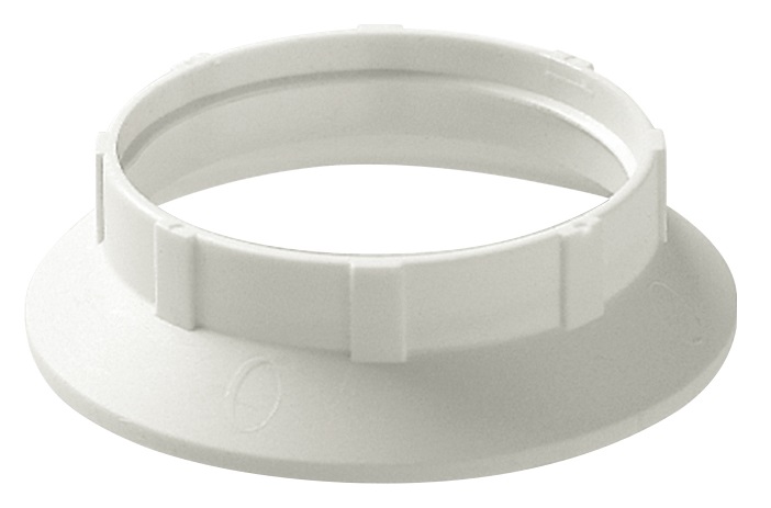 Anello per portalampada E27 bianco 