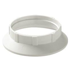 Anello per portalampada E27 bianco 