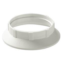 Anello per portalampada E27 bianco 