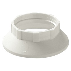 Anello per portalampada E14 bianco 